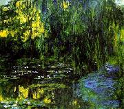 Claude Monet, Water Lily Pond and Weeping Willow,